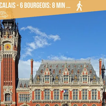 Le Grand Messin - Nord -cour - - Ferry - Eurotunnel Lägenhet Calais